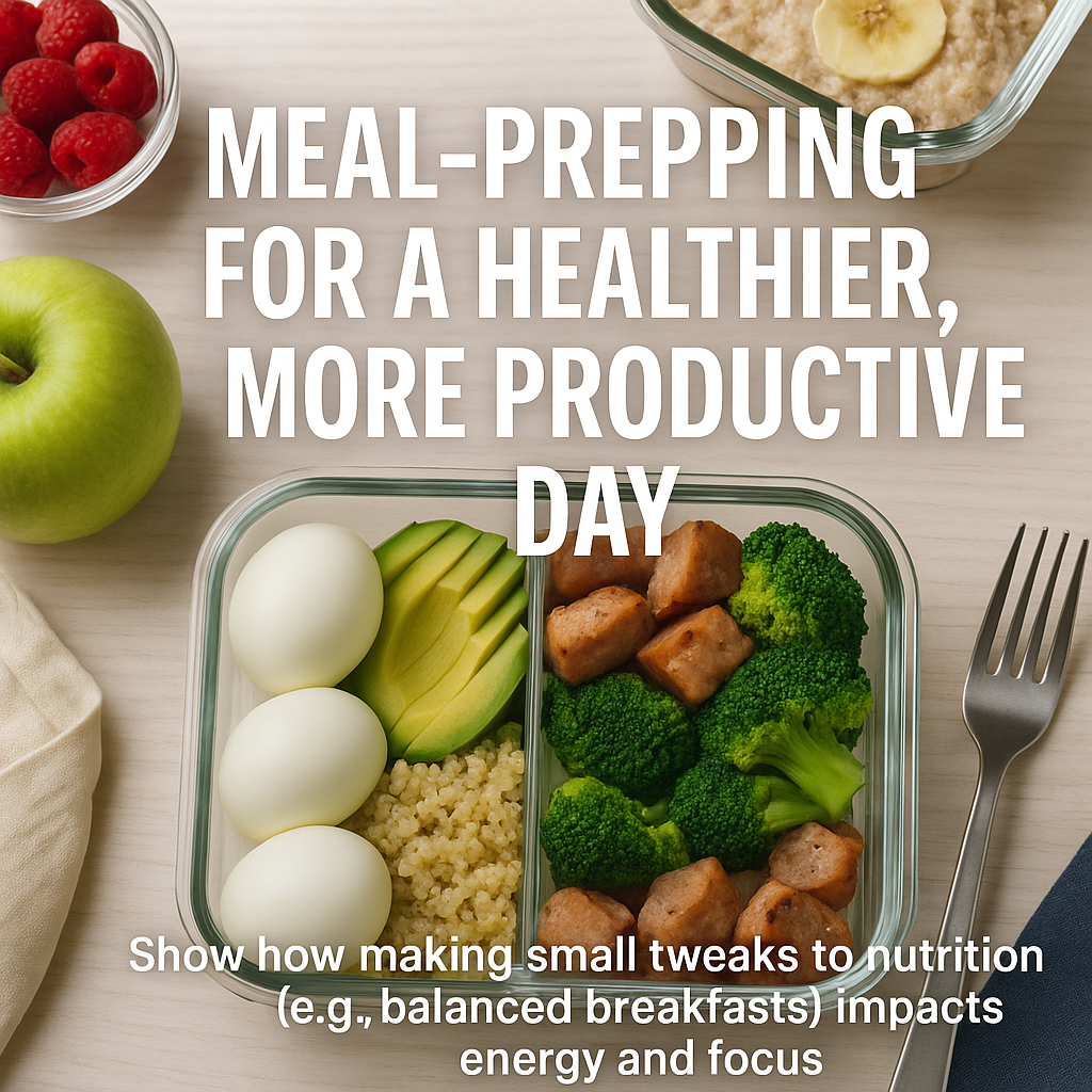 Meal-Prepping for a Healthier, More Productive Day